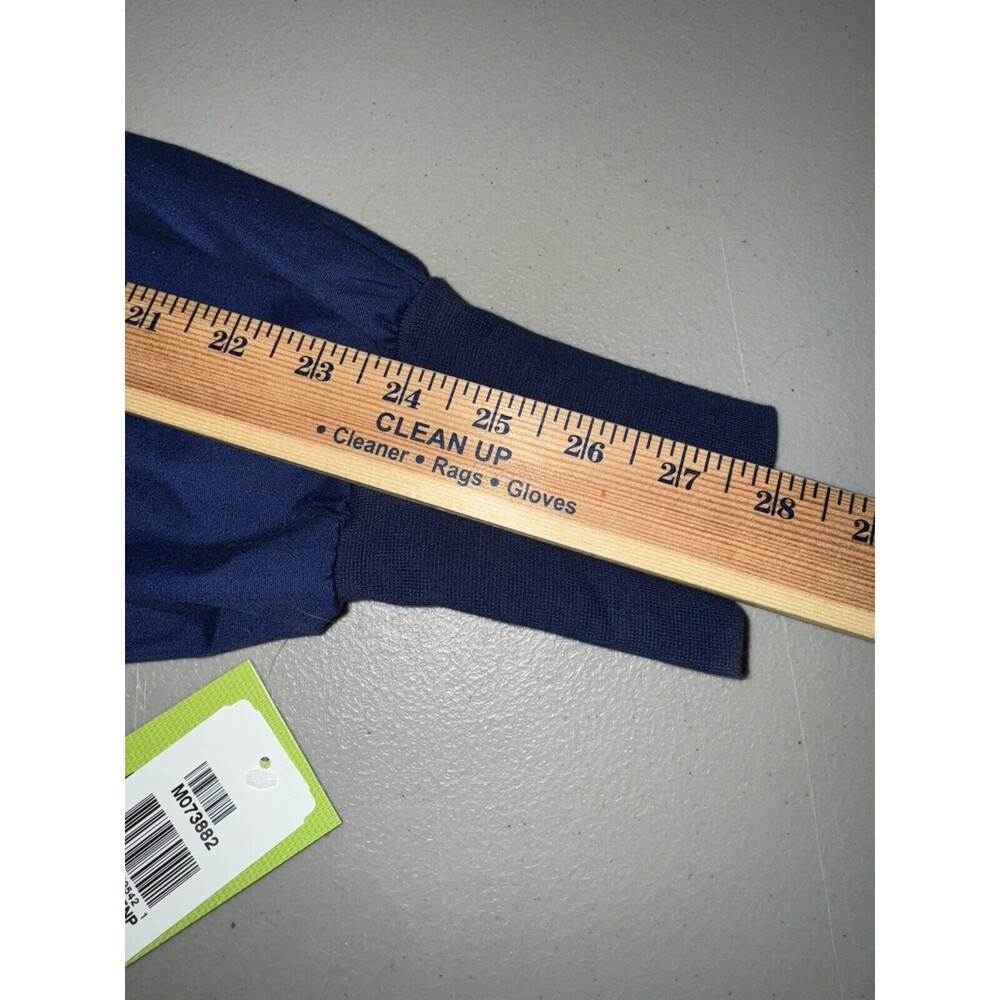 Landau NWT Men's 5XL Pro Flex‎ Scrub Jacket Blue Full Snap Medical Uniform Knit - Picture 7 of 7